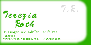 terezia roth business card